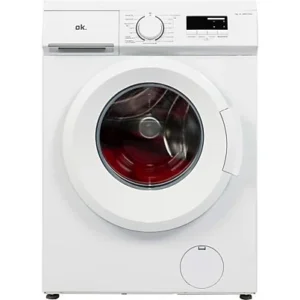 Lavadora carga frontal - OK OWM 7153 D, 7 kg, 1200 rpm, bloqueo niños, Display, Blanco